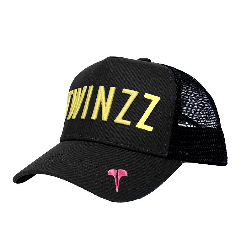 Twinzz Tri Color Trucker Black Yellow Pink Monopol Brands